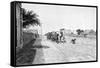 A Street in General Acha, Argentina, 1895-Alfred Paris-Framed Stretched Canvas