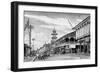 A Street in Guayaquil, Ecuador, 1895-null-Framed Premium Giclee Print