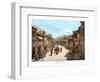 A Street in Hong Kong, 1900-null-Framed Premium Giclee Print