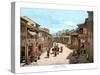 A Street in Hong Kong, 1900-null-Stretched Canvas
