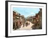 A Street in Hong Kong, 1900-null-Framed Giclee Print