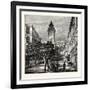 A Street in Hong Kong-null-Framed Giclee Print