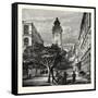 A Street in Hong Kong-null-Framed Stretched Canvas