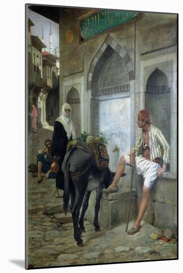 A Street in Istanbul, 1883-Edouard Debat-Ponsan-Mounted Giclee Print
