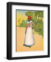 'A Street in Jamaica', 1912-Charles Robinson-Framed Giclee Print