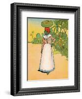 'A Street in Jamaica', 1912-Charles Robinson-Framed Giclee Print