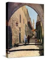 A Street in Jerusalem, Israel, 1926-null-Stretched Canvas