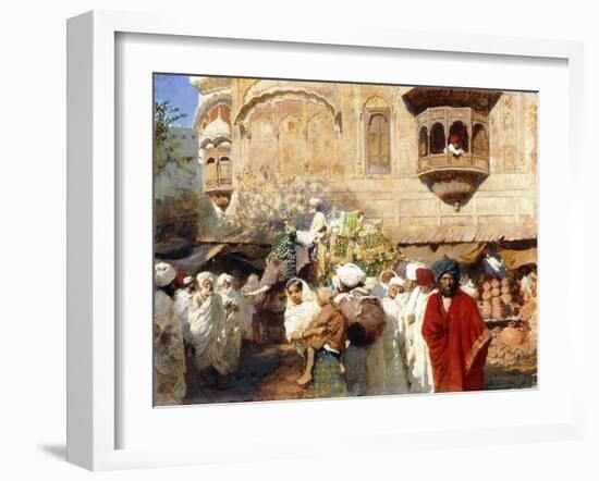 A Street in Jodphur, India-Edwin Lord Weeks-Framed Giclee Print
