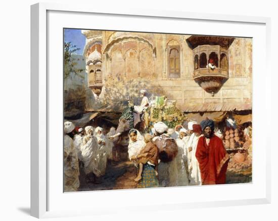 A Street in Jodphur, India-Edwin Lord Weeks-Framed Giclee Print