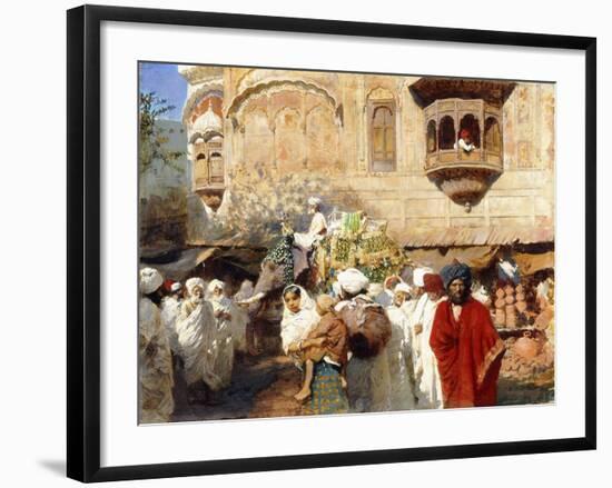 A Street in Jodphur, India-Edwin Lord Weeks-Framed Giclee Print