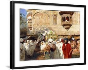 A Street in Jodphur, India-Edwin Lord Weeks-Framed Giclee Print