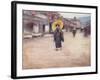 A Street in Kioto-Mortimer Ludington Menpes-Framed Giclee Print