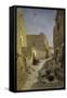 A Street in Laghouat-Eugene Fromentin-Framed Stretched Canvas