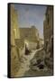 A Street in Laghouat-Eugene Fromentin-Framed Stretched Canvas