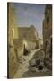 A Street in Laghouat-Eugene Fromentin-Stretched Canvas