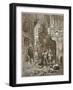 A Street in London During the Great Plague-English School-Framed Giclee Print