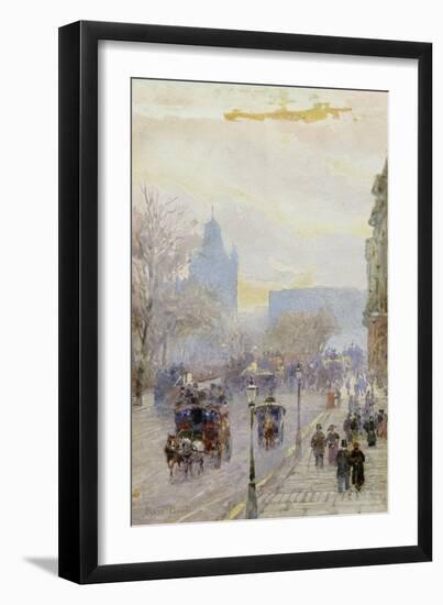 A Street in London-Rose Maynard Barton-Framed Giclee Print