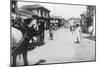 A Street in Mumbai (Bomba), India, C1918-null-Mounted Giclee Print