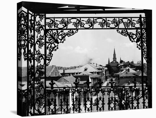 A Street in New Orleans-null-Stretched Canvas