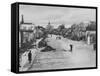 A Street in Ortelsburg, Eastern Prussia, World War I, August 1915-null-Framed Stretched Canvas