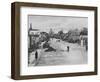 A Street in Ortelsburg, Eastern Prussia, World War I, August 1915-null-Framed Giclee Print