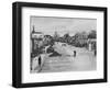 A Street in Ortelsburg, Eastern Prussia, World War I, August 1915-null-Framed Giclee Print