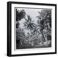 A Street in Papeete, from "Tahiti," Published in London, 1882-Colonel Stuart-wortley-Framed Giclee Print