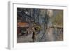 A Street in Paris, 1918-Konstantin Alexeyevich Korovin-Framed Giclee Print