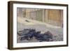 A Street in Paris in May 1871, 1903-1905-Maximilien Luce-Framed Giclee Print