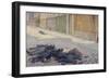 A Street in Paris in May 1871, 1903-1905-Maximilien Luce-Framed Giclee Print