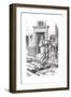 A Street in Pompeii-W Friedrich-Framed Giclee Print