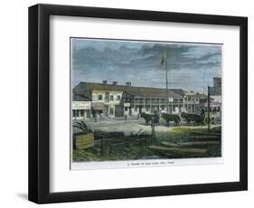 A Street in Salt Lake City, Utah, USA, C1880-null-Framed Giclee Print