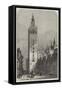 A Street in Seville, Spain, the Giralda-Samuel Read-Framed Stretched Canvas