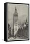 A Street in Seville, Spain, the Giralda-Samuel Read-Framed Stretched Canvas