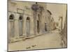 A Street in Spain (Watercolour over Graphite with Touches of Bodycolour)-John Singer Sargent-Mounted Giclee Print