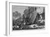 A Street in Strasbourg during the Bombardment. See Page 731.-null-Framed Giclee Print