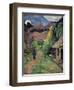 A Street in Tahiti by Paul Gauguin-null-Framed Photographic Print