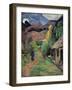 A Street in Tahiti by Paul Gauguin-null-Framed Photographic Print