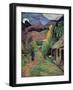 A Street in Tahiti by Paul Gauguin-null-Framed Photographic Print