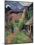 A Street in Tahiti by Paul Gauguin-null-Mounted Photographic Print
