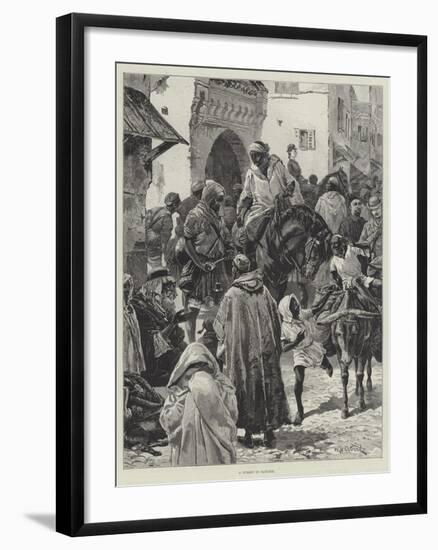 A Street in Tangier-William Heysham Overend-Framed Giclee Print