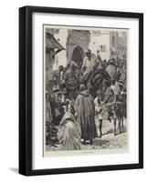 A Street in Tangier-William Heysham Overend-Framed Giclee Print