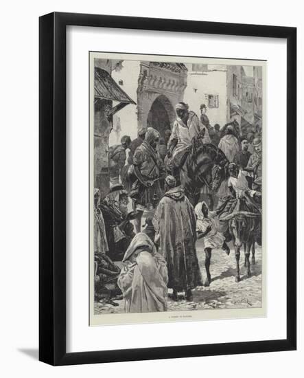 A Street in Tangier-William Heysham Overend-Framed Giclee Print