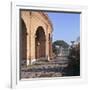 A Street in the Roman Port of Ostia, 1st Century-CM Dixon-Framed Photographic Print