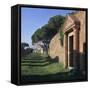 A Street in the Roman Port of Ostia-CM Dixon-Framed Stretched Canvas
