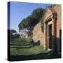 A Street in the Roman Port of Ostia-CM Dixon-Stretched Canvas