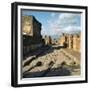 A Street in the Roman Town of Pompeii, 1st Century-CM Dixon-Framed Premium Photographic Print