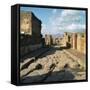 A Street in the Roman Town of Pompeii, 1st Century-CM Dixon-Framed Stretched Canvas