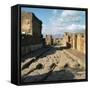 A Street in the Roman Town of Pompeii, 1st Century-CM Dixon-Framed Stretched Canvas