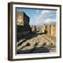 A Street in the Roman Town of Pompeii, 1st Century-CM Dixon-Framed Photographic Print